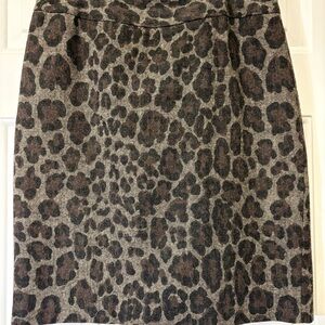 Leopard Print Skirt